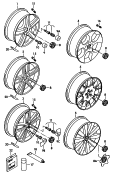 铝合金轮辋<br/>车轮装饰罩<br/>带个性装备的
车型