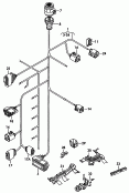 juego de cables de tramo
para vano motor<br/>F             >> 1T-9-120 000