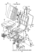 seat frame<br/>trims<br/>for vehicle with individual
seats
