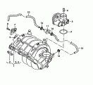 intake system<br/>exhaust gas recirculation<br/>activated carbon filter system