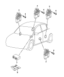 Cam otomatiği motoru<br/>Elektrikli cam otomatiği olan
araçlar için