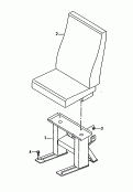 folding seat<br/>for cab