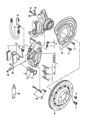 fixed-calliper brake<br/>ceramic brake disc
(vented)
