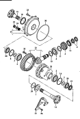 differential<br/>pinion gear set<br/>6-speed manual transmission<br/>for four-wheel drive