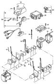 individual parts<br/>auxiliary heater for coolant
circuit