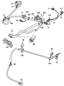 seat frame wiring harness<br/>for front passenger seat