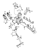 exhaust gas turbocharger<br/>exhaust manifolds