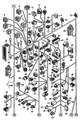 Merkezi kablo tesisatı<br/>Bölge:<br/>Gösterge tablosu<br/>B direği