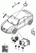electrical parts for
navigation system<br/>D             >> -    MJ 2009<br/>see parts bulletin: