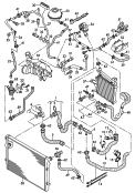 coolant cooling system<br/>for vehicles with additional
coolant radiator