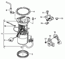 palivova jednotka a
snimac hladiny
paliva<br/>ridici jednotka pro
cerpaci jednotku<br/>cerpadlo saci<br/>cistic paliva