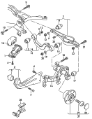 wishbone<br/>axle guide<br/>wheel bearing housing
