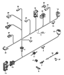 wiring set for door<br/>(drivers side)<br/>F             >> 13-9-024 783<br>