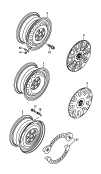 steel rim<br/>wheel trims