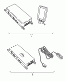 genuine accessories<br/>hands-free device<br/>for vehicles without:<br/>preparation for telephone<br/>observe additional information
in the accessory catalogue