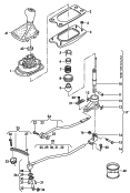 selector mechanism<br/>6-speed manual transmission