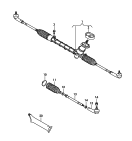 steering gear<br/>track rod<br/>for vehicles with elecro/
mechanical power steering