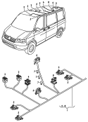 rear wiring set<br/>police vehicles