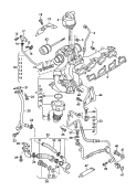 exhaust manifold with turbo-
charger