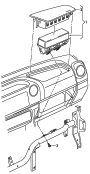 airbag unit<br/>(passenger side)
