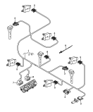 wiring set for electronically
regulated air-conditioning<br/>air-conditioning system with
electronic regulation
