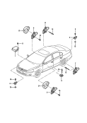 componentes electr. p. airbag