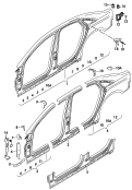 sectional part - side panel
frame