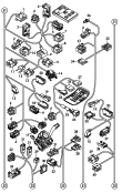 individual parts<br/>wiring harness for interior<br/>area: