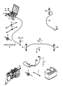 wiring set for battery +<br/>for vehicles with
hybrid drive