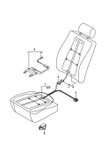 seat and backrest heater
element<br/>inlay for seat occupied
sensor