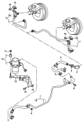 vacuum hoses for
brake servo<br/>for vehicles with
hybrid drive