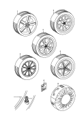 accessori originali<br/>cerchio di alluminio con
pneumatici invernali