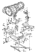 support frame<br/>transmission securing parts<br/>for constantly variable
automatic gearbox