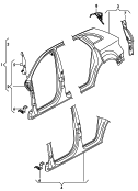 side part<br/>sectional part - side panel
