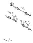 Gelenkwelle<br/>fuer 7-Gang-Doppelkupplungs-
getriebe