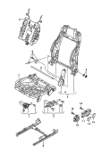 electric parts for seat
and backrest adjustment