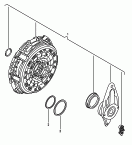 Kupplung<br/>fuer 7-Gang-Doppelkupplungs-
getriebe<br/>D - 01.06.2011>>
