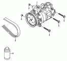 aircocompressor<br/>aansluit- en bevestigings-
delen voor compressor