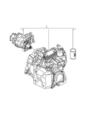 6-speed dual clutch gearbox
with transfer box