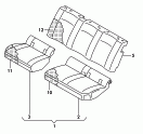 seat and backrest cover