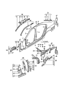 side part<br/>sectional parts for the
side section