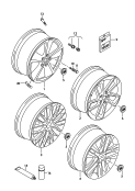 铝合金轮辋<br/>车轮装饰罩
