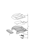 seat padding<br/>seat occupied recognition<br/>see workshop manual