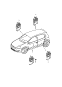 车窗升降器马达<br/>用于带车窗玻璃
电动升降装置的车型