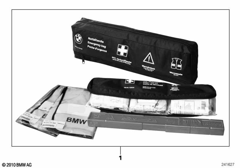 Emergency bag के लिये BMW 5' F10 550i