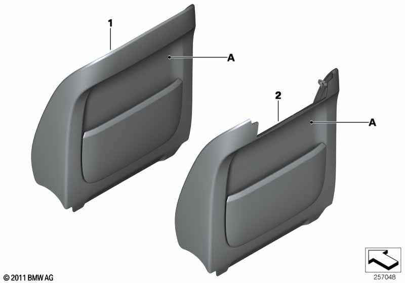 Indiv.rear panel, seat, leather за BMW 5%27%20F10 520d%20ed