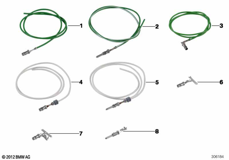 Circular connector / D 2,5 mm System สำหรับ BMW 5' F10 M5