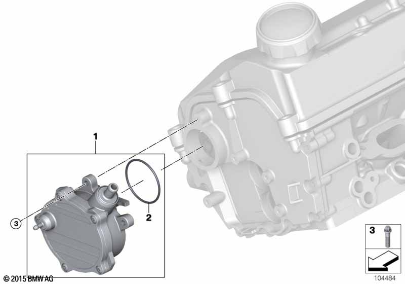 Pompa próżniowa z prowadzeniem przewodu ROLLS-ROYCE - Phantom RR1 (Phantom) [Europa]