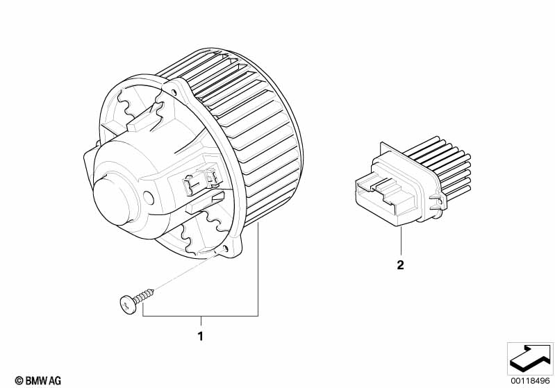 Ventilátor / montážní díly BMW - Z4 E85 (Z4 3.0si) [Evropa 2007 roku Březen]
