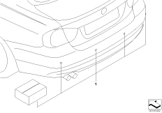 Kit postmontaggio PDC posteriore
